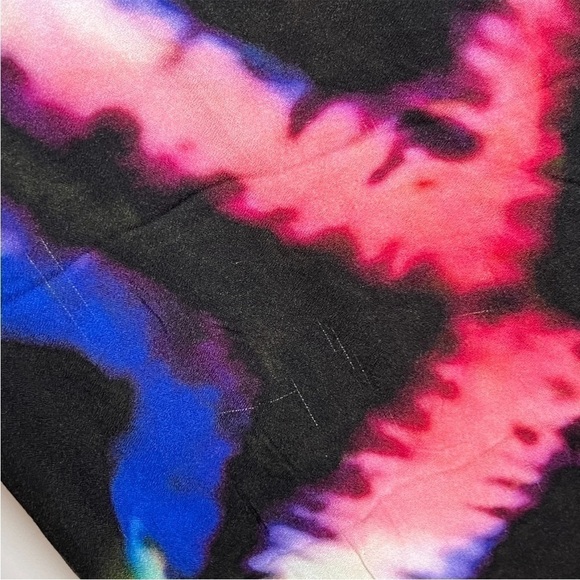 BUSAYO African Hand Dyed Colorful Geometric Print Sleeveless Maxi‎ Slip Dress M - Picture 10 of 10